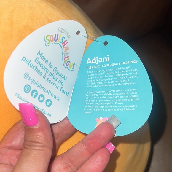 NWT 16” Adjani Squishmellows - Picture 6 of 8